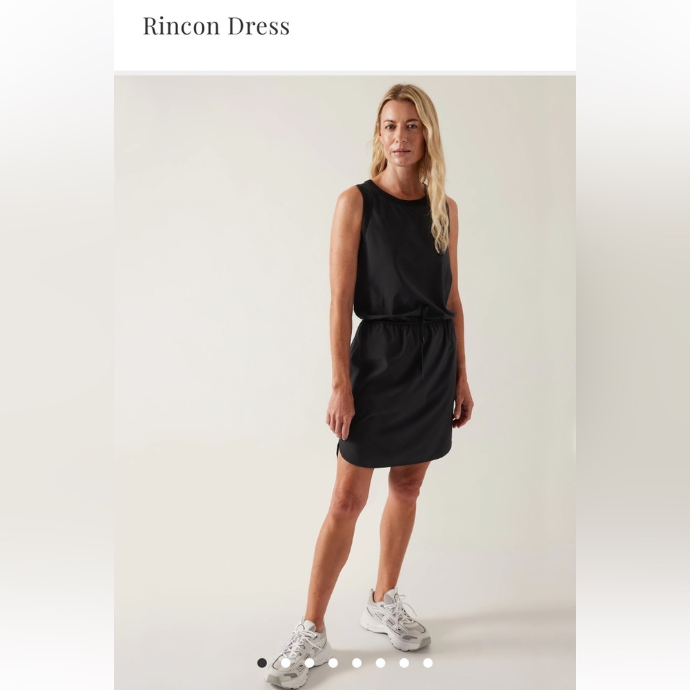 NEW Athleta Rincon Dress in Black - Size XS